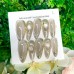 Stema Handmade Cat Eye False Nails With Rhinestones High Quality Full Cover Wearable Acrylic Press On Nails 10 Nails