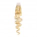 613 Blonde 2x6 HD Lace Closure Body Wave/Straight Virgin Hair