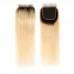 Stema 12A Ombre 613 Brown Root 4x4 Lace Closure Virgin Hair Straight