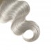 4x4 Lace Closure 1B/Grey Body Wave Virgin Hair