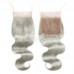 Stema Grey Body Wave Virgin Hair With 4x4 Regular Lace Closure 
