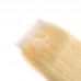 Stema Hair HD #613 blonde color 5x5 Lace Closure Virgin Hair Straight