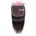 Stema Hair Transparent Lace 4x4 5X5 6X6 7X7 Closure Straight Virgin Hair