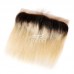 Stema 12A Ombre 613 Brown Root 13x4 Lace Frontal Virgin Hair Straight
