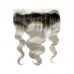 Stema Hair 13x4 Lace Frontal With Bundles 1B/Grey Body wave