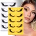 Stema 5 Pairs Faux Mink Eyelashes Natural Thick Long Fake Eyelashes Beauty