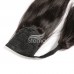 Stema Human Hair Straight Ponytail Hair Extensions