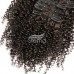 Clips in Human Hair extension Kinky Curly (7 pcs/set)