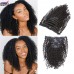 Clips in Human Hair extension Kinky Curly (7 pcs/set)