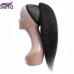 Stema Kinky Straight Drawstring Ponytail With Clips 100% Human Hair Extensions