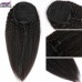 Stema Kinky Straight Drawstring Ponytail With Clips 100% Human Hair Extensions