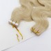 Stema 613 Blonde Straight Body Wave Tape In Extension Human Virgin Hair (20 pcs/set)