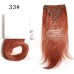 #Color Clips in Human Hair Extension Straight (18clips/8pcs/set)