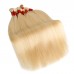 Stema 1kg(10pcs) Wholesale Deals #613 Blonde Raw Hair Bulk Natural Straight Hair Extensions For Braid