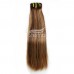 Double Drawn Highlight #4/27 Bone Straight Virgin Hair Bundles