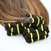 Double Drawn Highlight #4/27 Bone Straight Virgin Hair Bundles