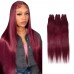 Stema 99J Straight 1/3/4 PCS Virgin Human Hair Bundles