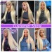 Stema Luxury 613 Blonde Full Raw Virgin Double Drawn Straight Bundles