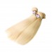 Stema 613 Blonde Straight Hair Bundles 1/3/4pcs  Virgin Hair