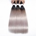 1B/Grey Bundles Straight 1/3/4 PCS Virgin Hair 