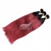 Stema Ombre Red Human Hair Straight Bundles