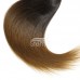 Stema Hair #1b/30 Ombre Brown Raw Virgin Brazilian Hair Straight Bundles