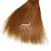 Stema Hair #8 Brown Raw Virgin Brazilian Hair Straight Bundles