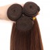 Stema Hair #4 Brown Color Straight Raw Virgin Hair Bundles