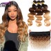 T1B/4/30 Ombre Color Hair Body Wave Virgin Hair Bundles