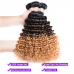 T1B/4/30 Ombre Color Hair Deep Wave Virgin Hair Bundles