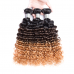 T1B/4/30 Ombre Color Hair Deep Wave Weave Hair