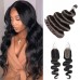 Stema Body Wave Virgin Hair With 2x6 Deep Part Transparent Lace Closure