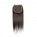 Stema Straight Virgin Hair With 5x5 Transparent Lace Closure