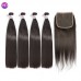 Stema Straight Virgin Hair With 5x5 HD Lace Closure