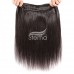 Stema Virgin Straight Hair With 4X4 HD & Transparent Lace Closure