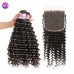 Stema Virgin Deep Wave Hair With 6x6 HD & Transparent Lace Closure