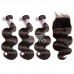 Stema Virgin Body Wave Hair With 6x6 HD & Transparent Lace Closure