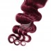 #99J Virgin Hair Body Wave Bundles With 4x4 Transparent Lace Closure