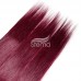 #99J Virgin Hair Straight Bundles With 4x4 Transparent Lace Closure