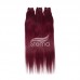 #99J Virgin Hair Straight Bundles With 4x4 Transparent Lace Closure