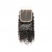 Stema Double Drawn Pissy Curly Virgin Human Hair With 4x4 Lace Closure