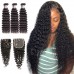 Stema Virgin Deep Wave Hair With 5x5 HD & Transparent Lace Closure