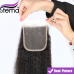 Stema Virgin Kinky Straight Hair With 5x5 HD & Transparent Lace Closure