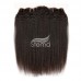 Stema Virgin Kinky Straight Hair With 13x4 HD & Transparent Lace Frontal