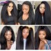 Stema Virgin Kinky Straight Hair With 13x4 HD & Transparent Lace Frontal