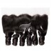 Stema Virgin Loose Wave Hair With 13x4 HD & Transparent Lace Frontal