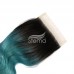 Ombre Light Blue to Pink Virgin Hair Bundles With 4x4 Lace Closure Body Wave