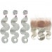 Stema Grey Body Wave Virgin Hair With 13x4 Regular Lace Frontal