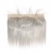 Stema Grey Straight Virgin Hair With 13x4 Regular Lace Frontal 
