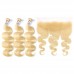 613 Virgin Hair Body Wave Bundles With 13x4 Lace Frontal